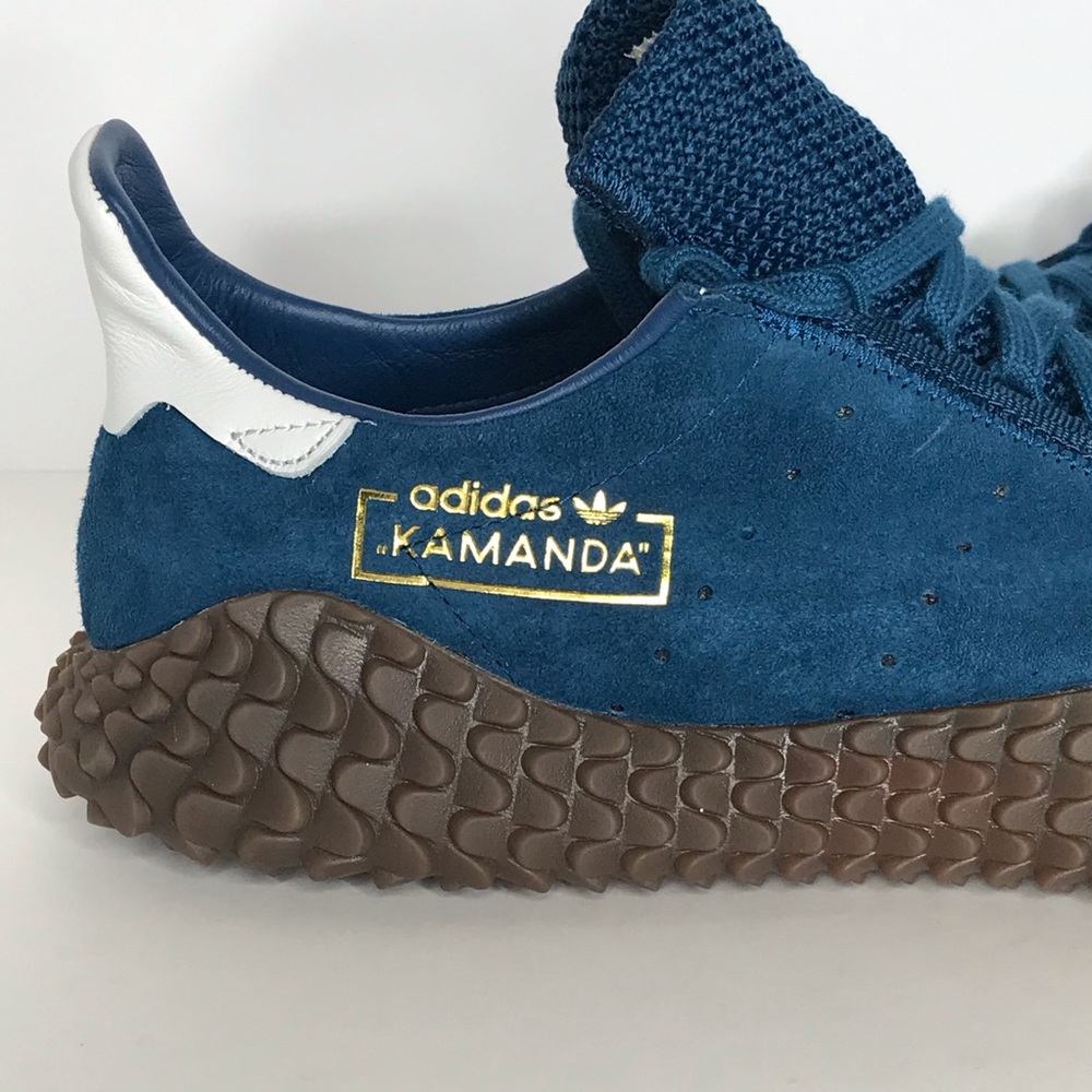 Adidas Kamanda 01 Marine Blue Gold NWOB Size 11 - Picture 5 of 8